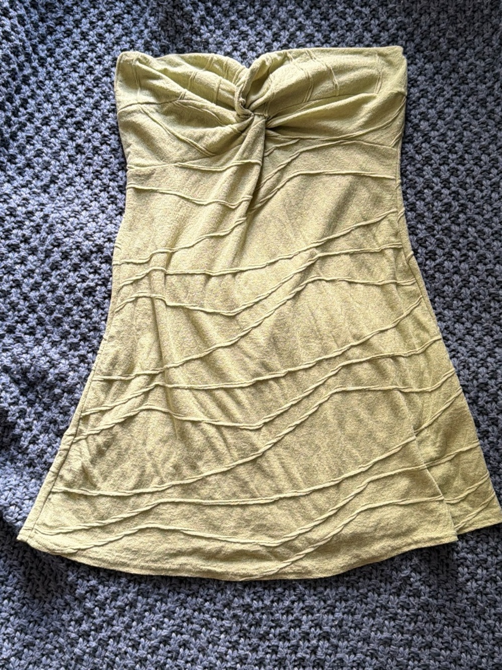 Prettylittlething sage green dress
